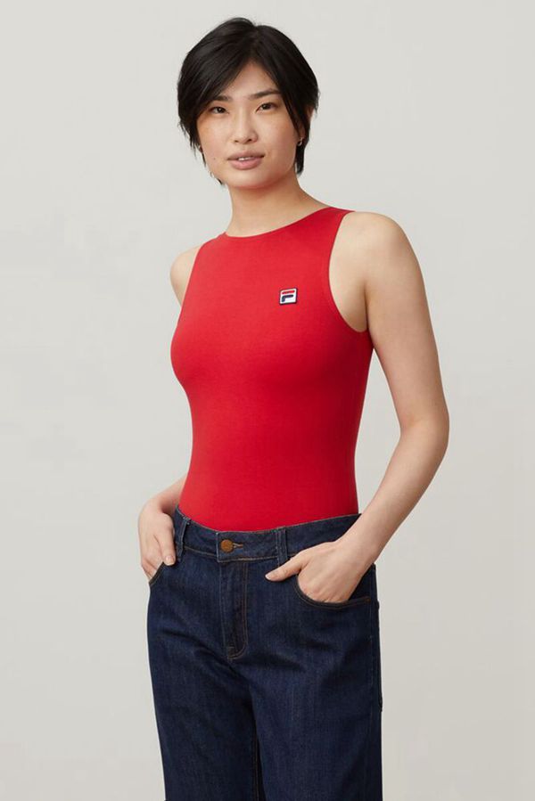 Fila Bodysuits Damske Červené - Ama Vypredaj - Slovakia 38705-GHDJ